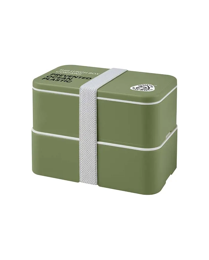 Portavivande a doppio scomparto 700+700 ml MIYO POP - cod. P210779
