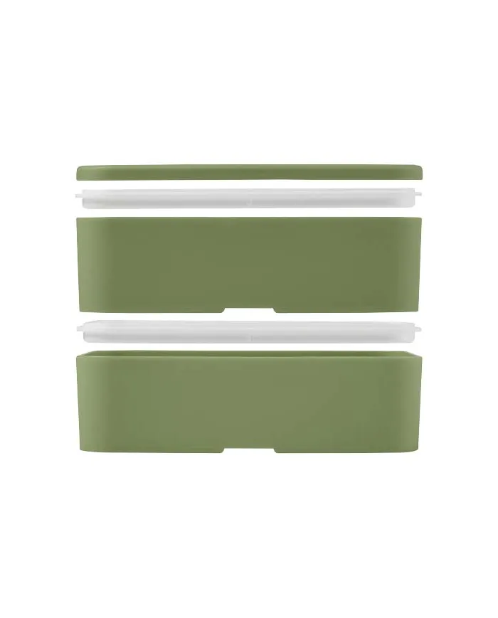 Portavivande a doppio scomparto 700+700 ml MIYO POP - cod. P210779