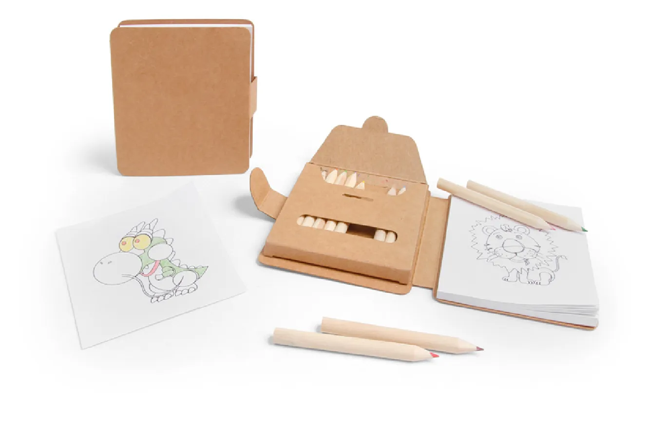Set di matite con album da colorare - FA-12929