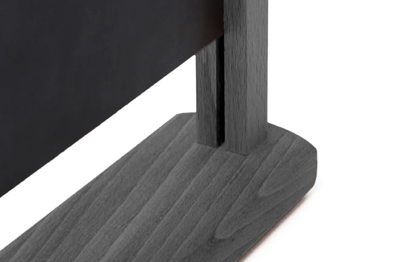 Portamenù da tavolo in legno con lavagna - FA-8752