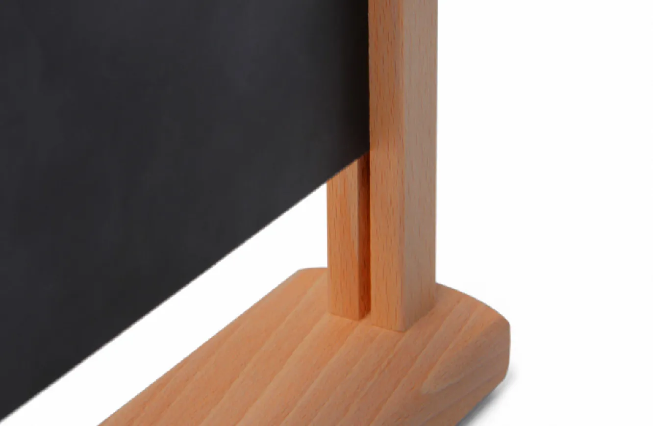 Portamenù da tavolo in legno con lavagna - FA-8752