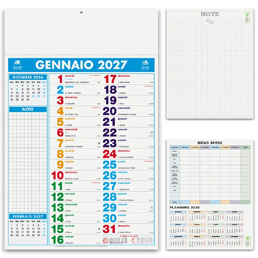 Calendari da serigrafare con logo - cod. PA422