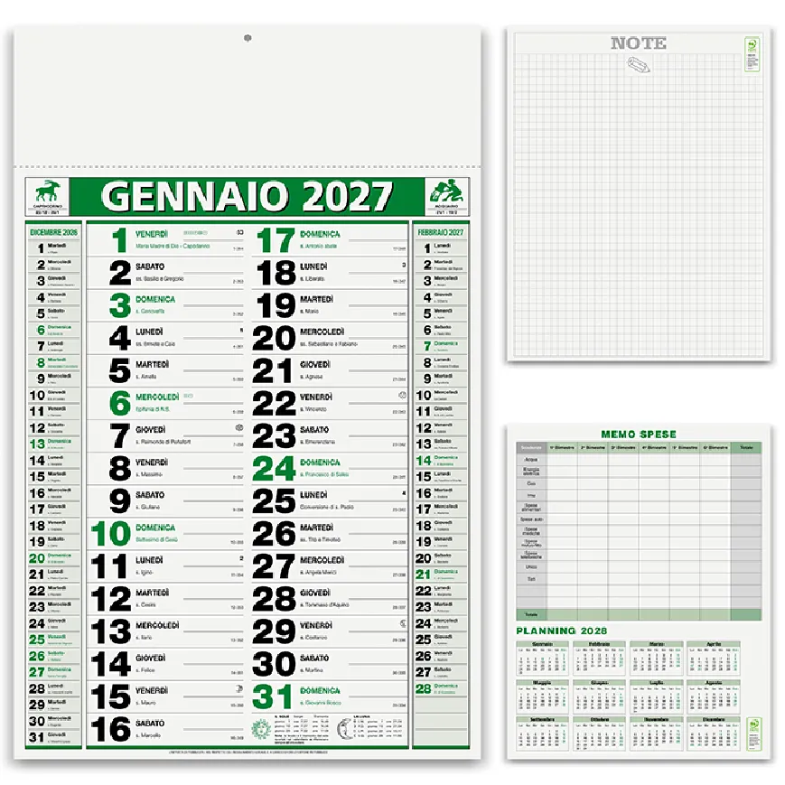 Calendario Olandese mensile Elegant - cod. PA646