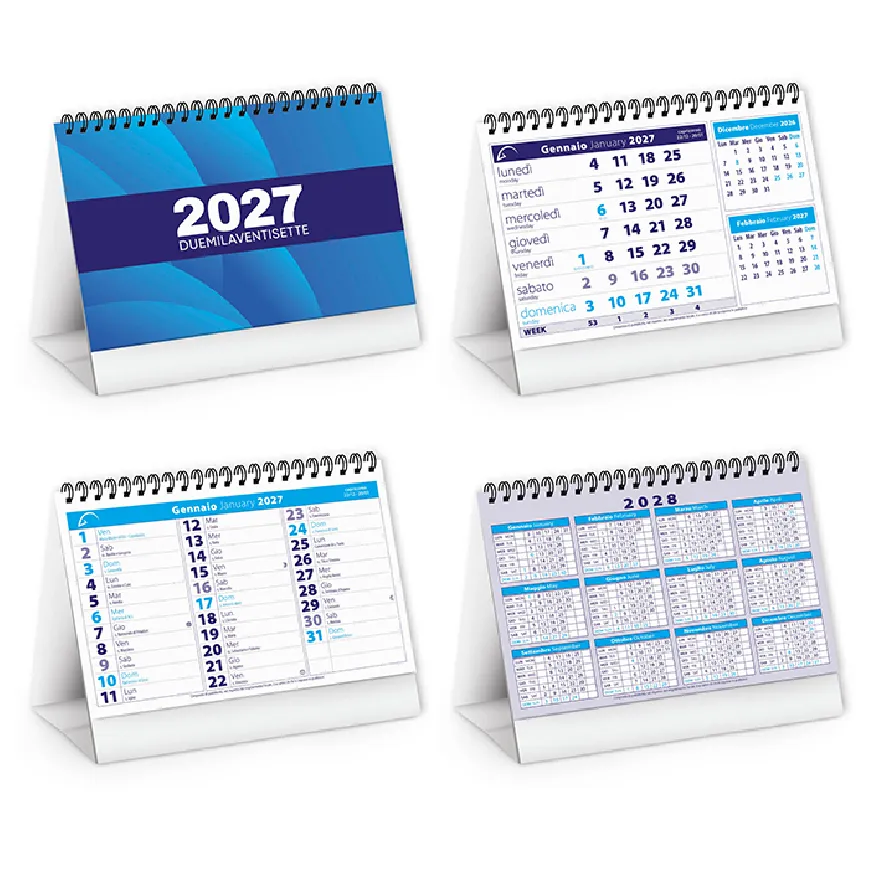 Calendarietti da tavolo personalizzati - cod. PA700