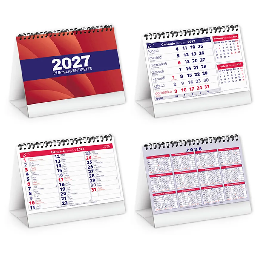 Calendarietti da tavolo personalizzati - cod. PA700