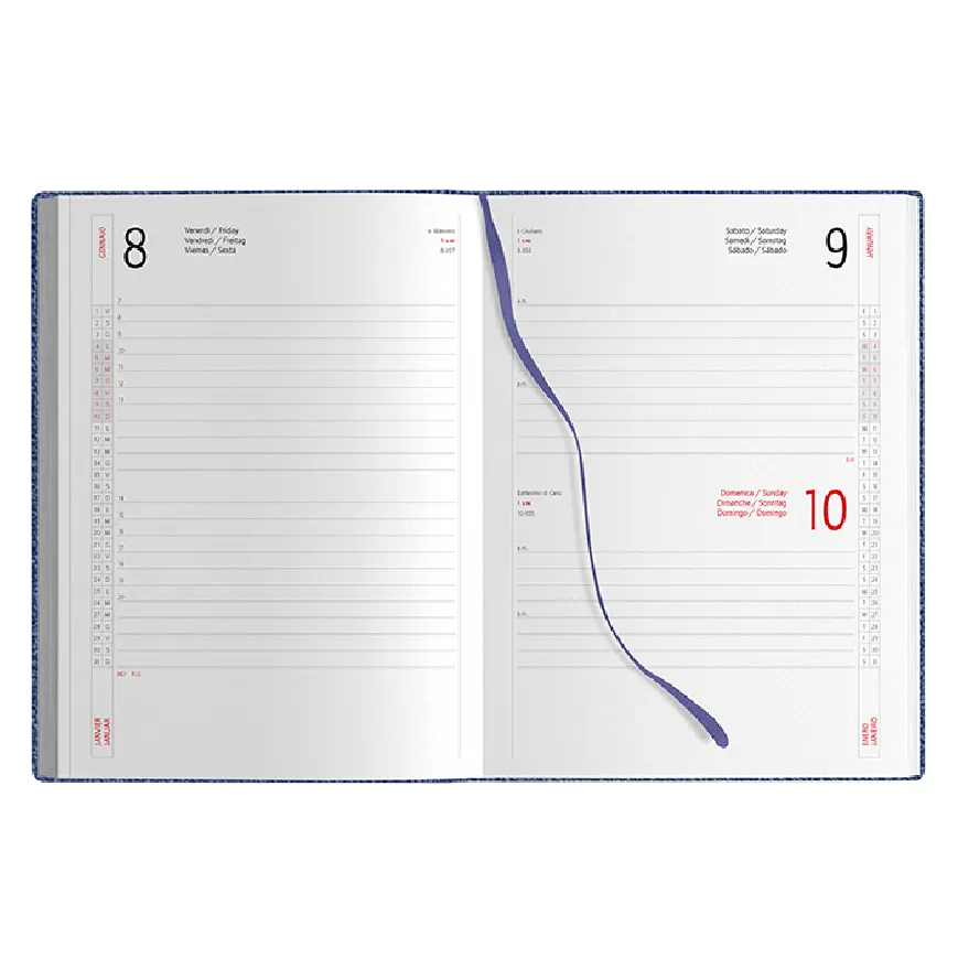 Agenda giornaliera con Tasca anteriore - cod. PB263