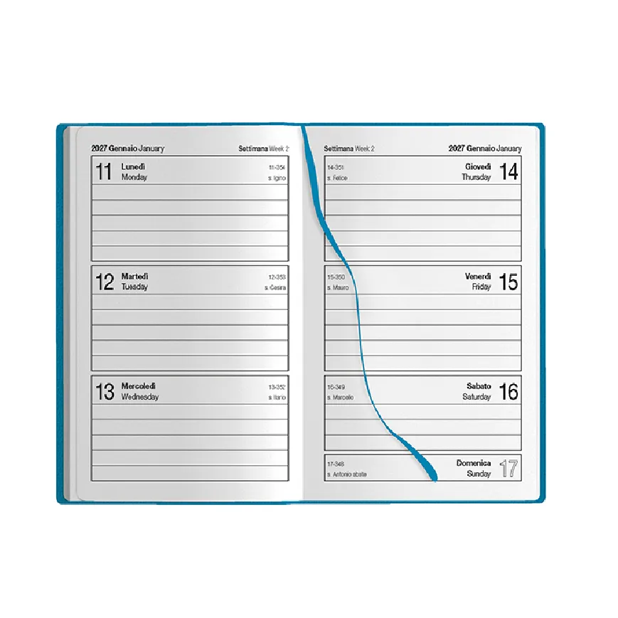 Agende settimanali con stampa logo - cod. PB287