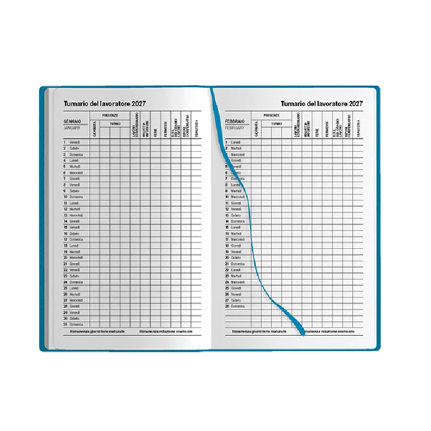 Agende settimanali con stampa logo - cod. PB287