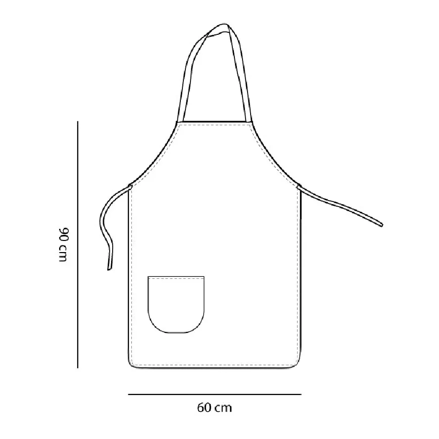 Grembiule da chef con logo - cod. PC606