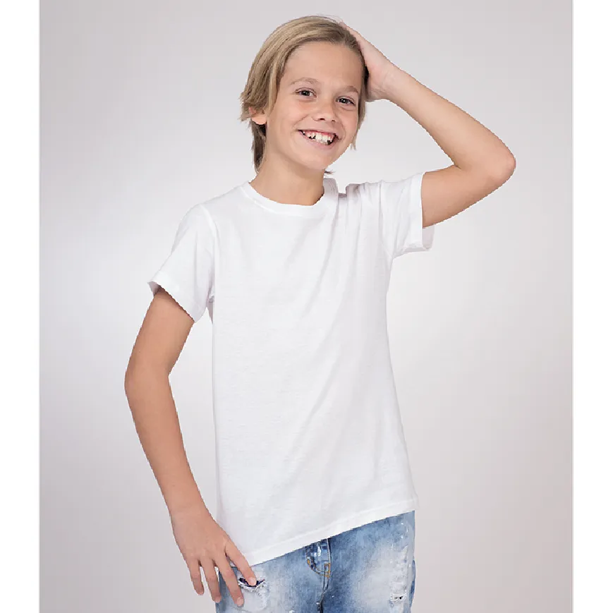 T-shirt bianca da bambino - cod. NK102