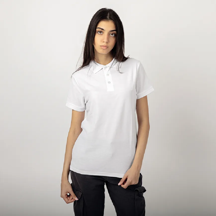 Polo mezza manica con stampa logo - cod. NK211