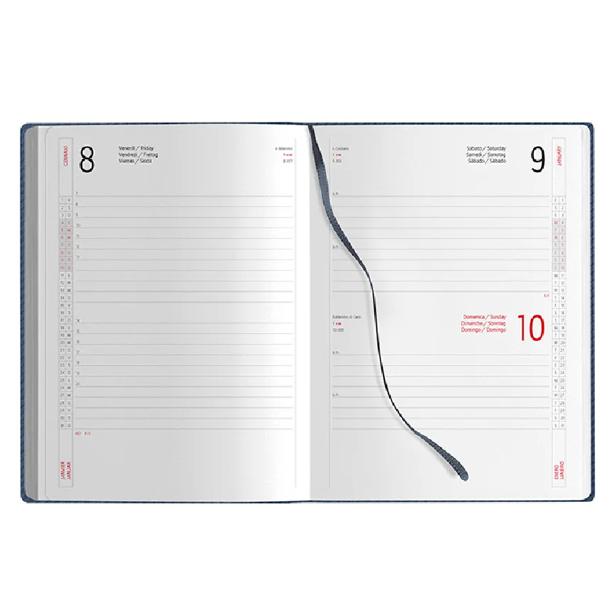 Agenda giornaliera termovirante 324 pagine s/d/a - Cod. PB301