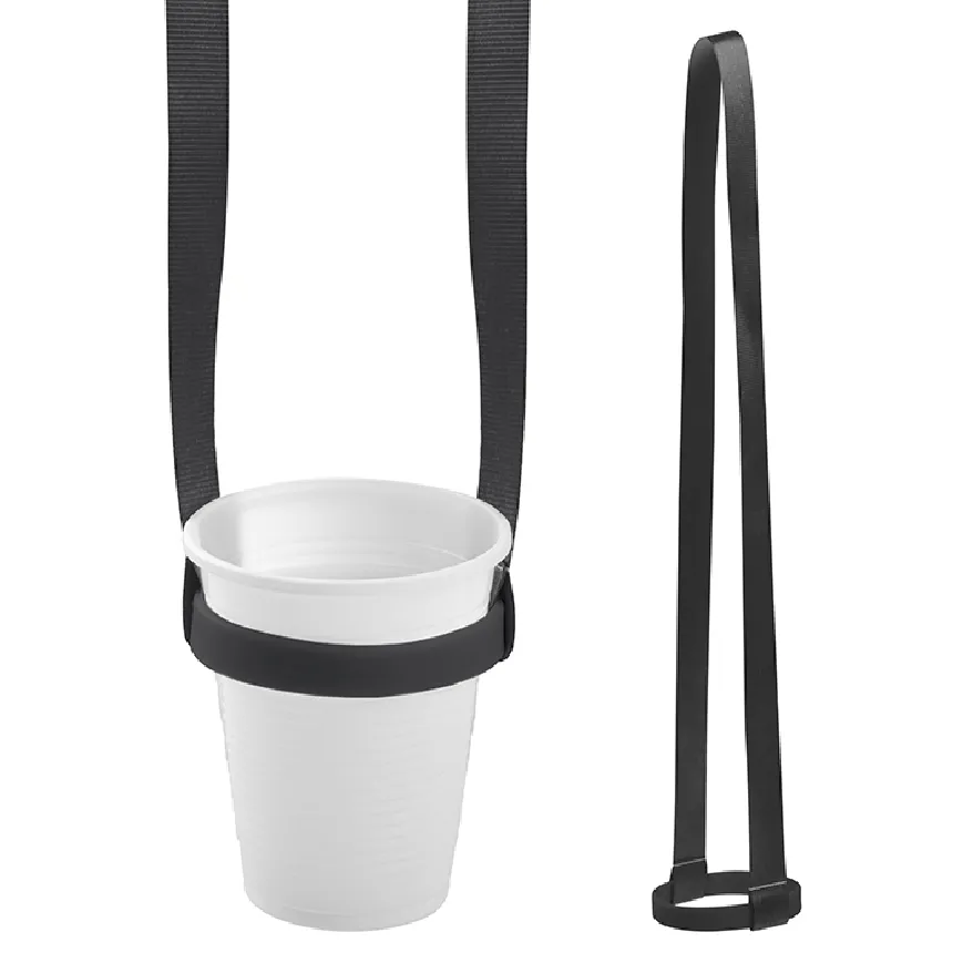 Lanyard portabicchiere in poliestere - Cod. PC497