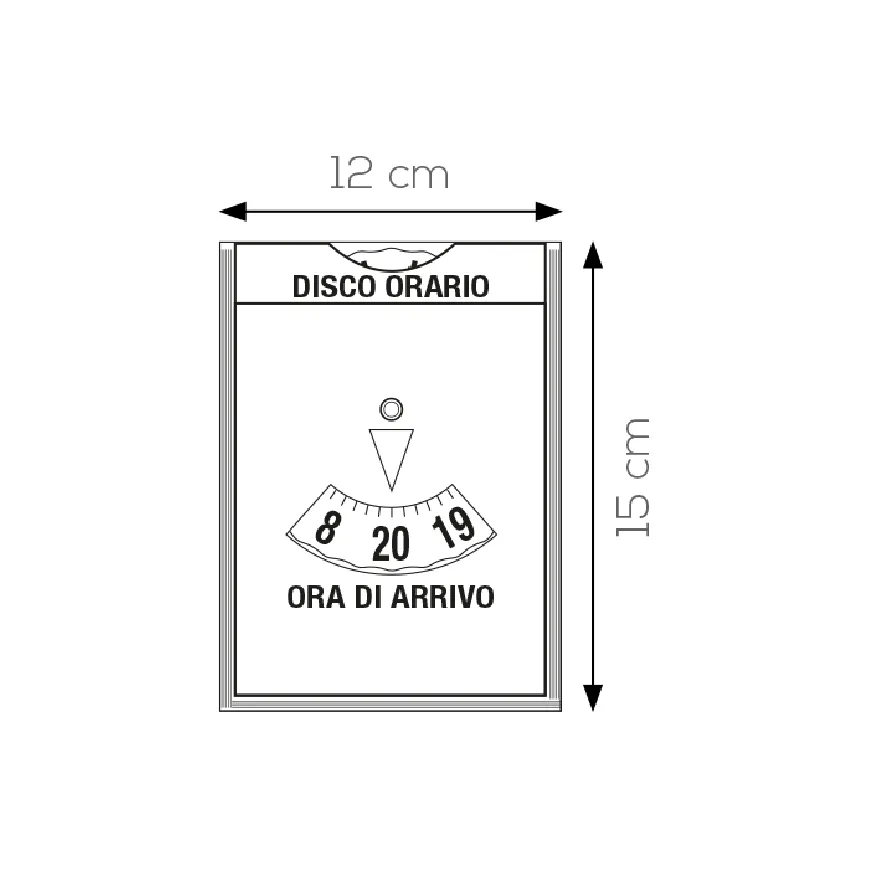 Disco orario maxi - Cod. PN154