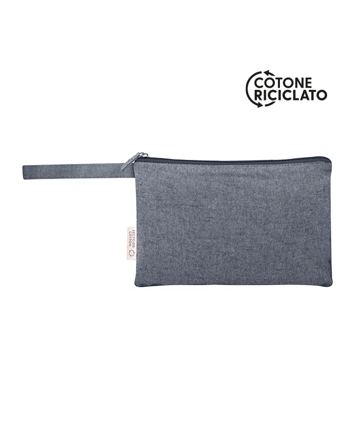 Necessaire da viaggio in cotone riciclato - Camille cod. PI334