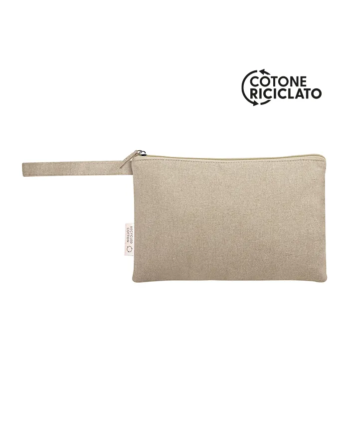 Necessaire da viaggio in cotone riciclato - Camille cod. PI334