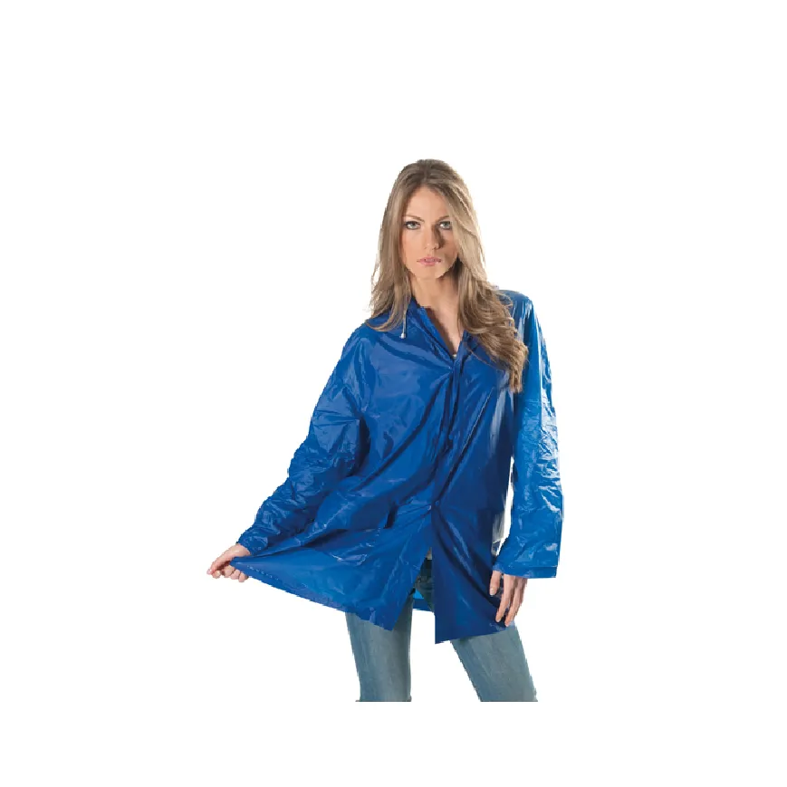 Impermeabile con logo e cappuccio - cod. PL270