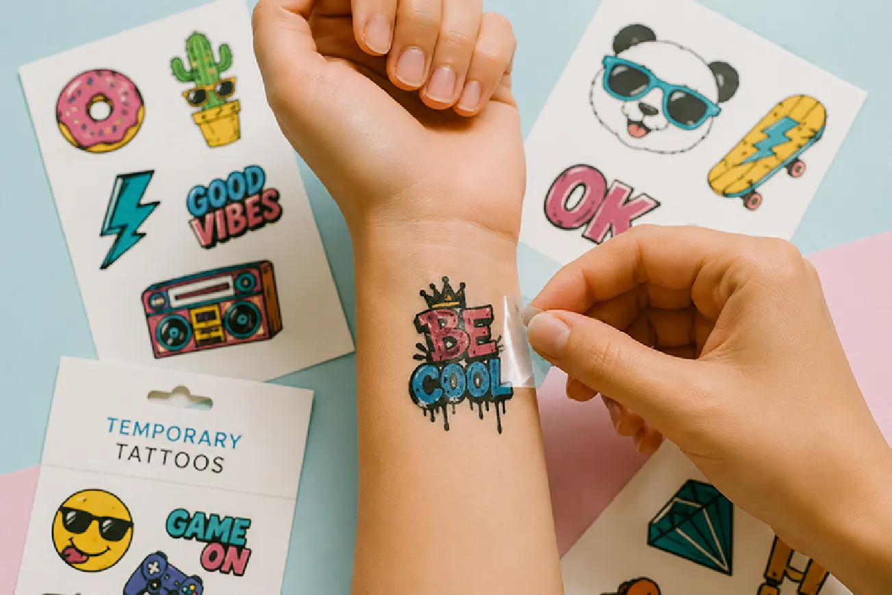 Tatuaggi temporanei personalizzati (su foglio) - FA-14985