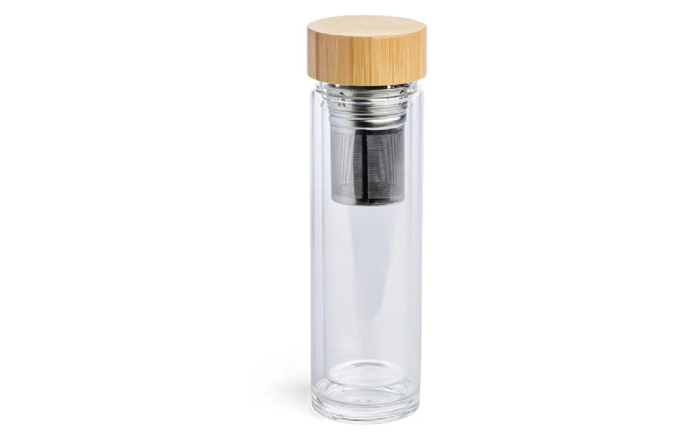 Bottiglie di vetro con colino per infusi - FA-7824