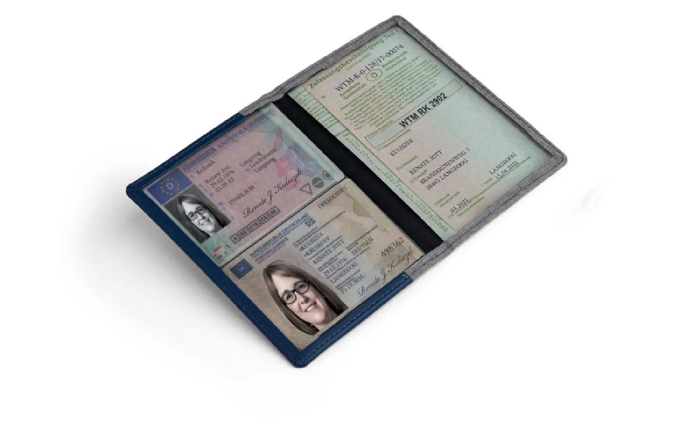 Porta libretto di circolazione rPET - FA-12307