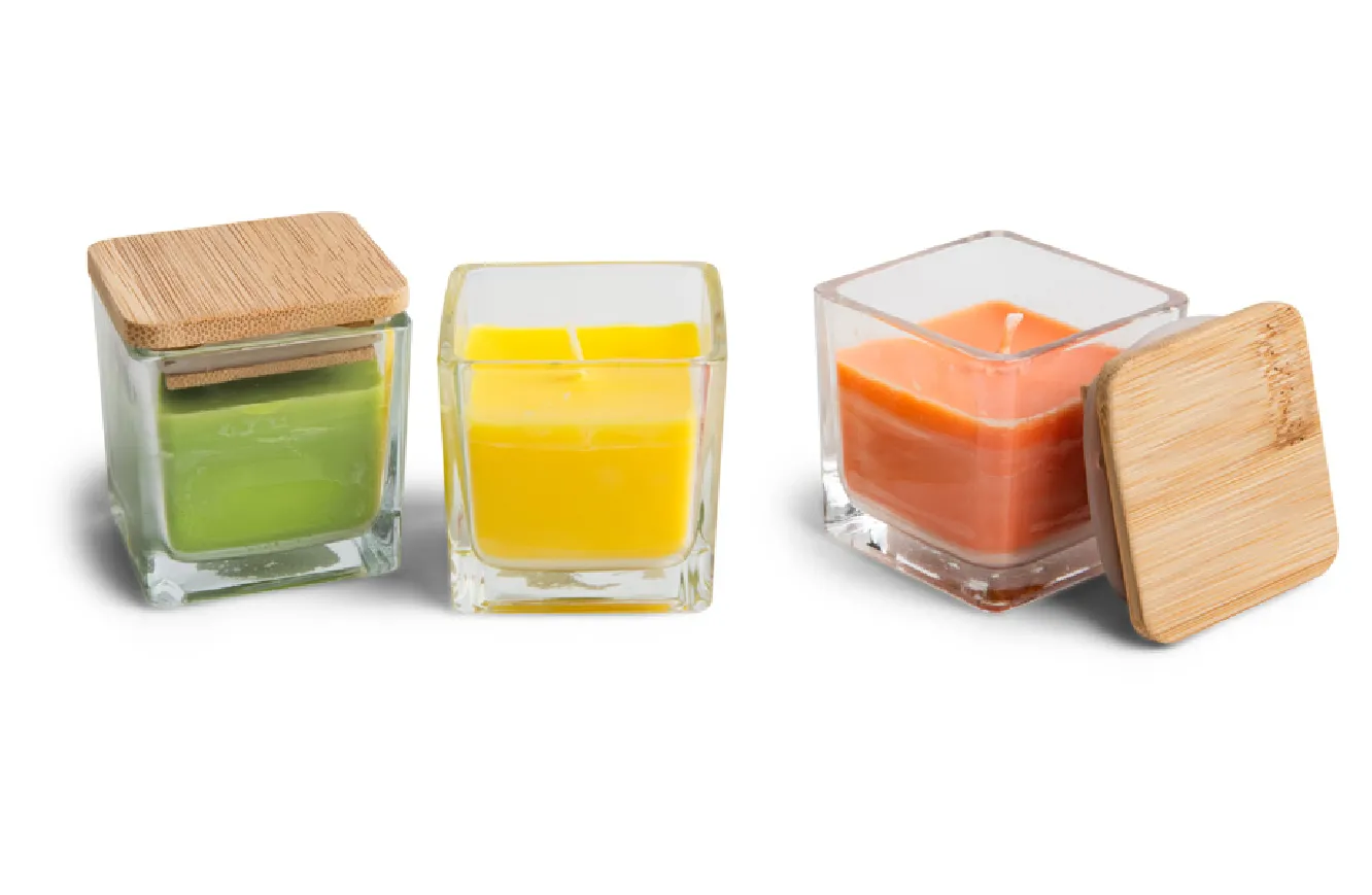 Candele in vetro con logo - FA-14112