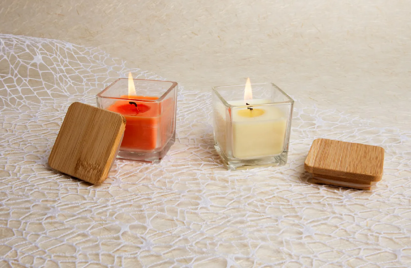 Candele in vetro con logo - FA-14112