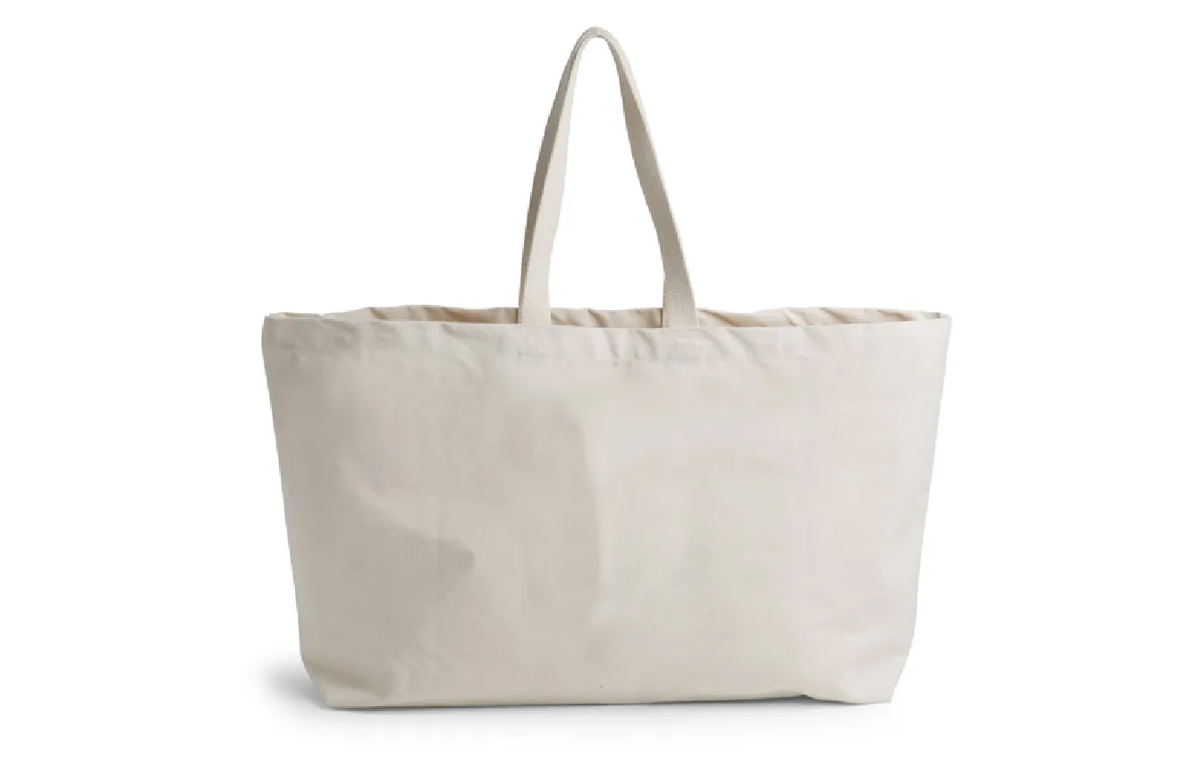 Shopper XXL in cotone canvas personalizzata 56 x 41 x 16 cm - FA-14285