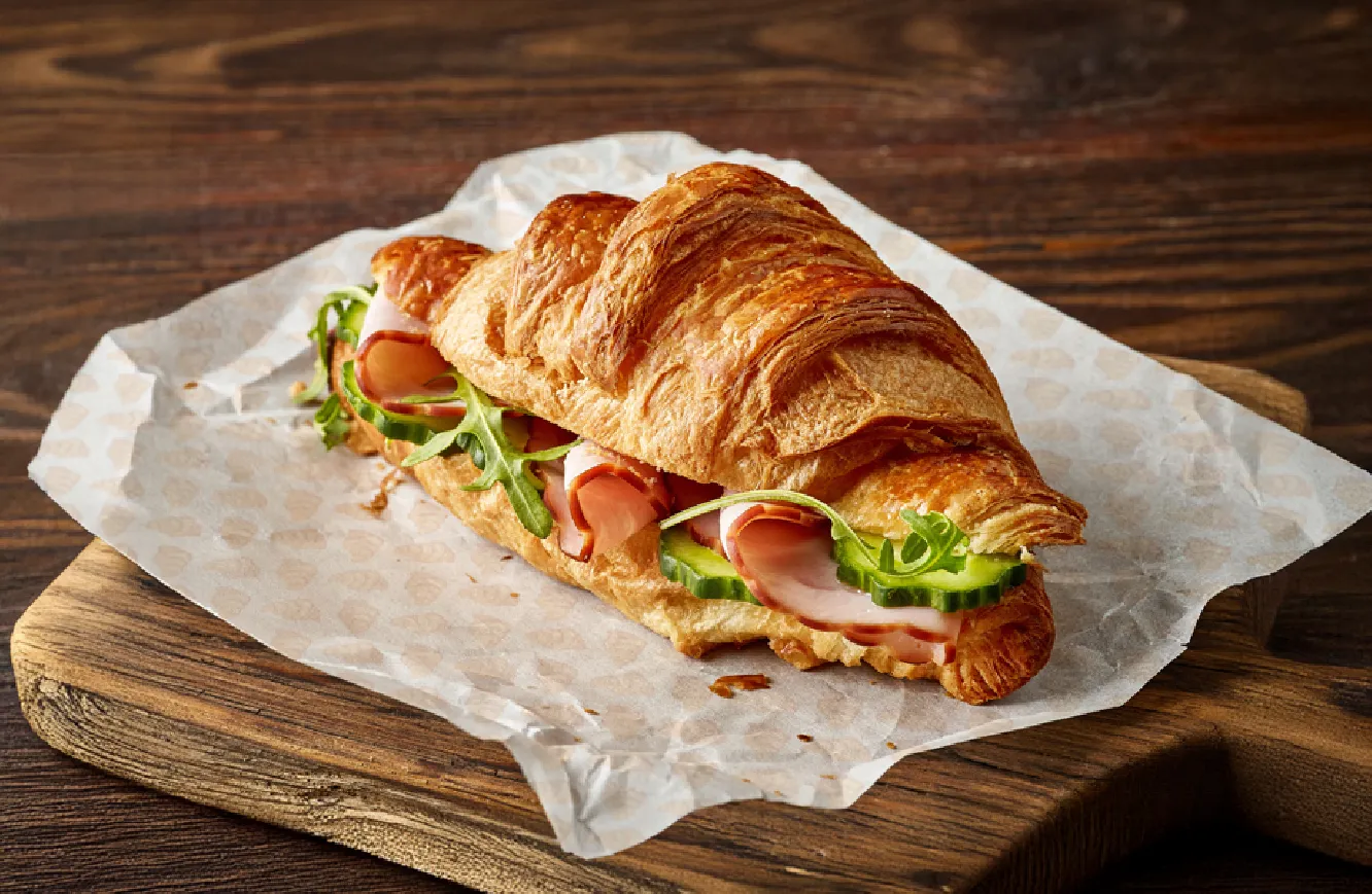Carta alimentare personalizzata in Kraft bianca 80 g - FA-15348