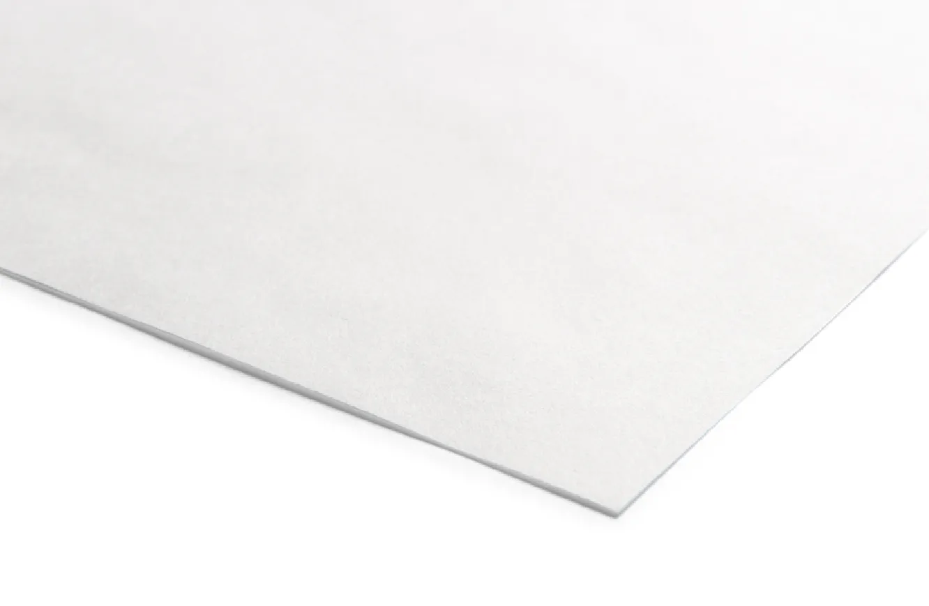 Carta alimentare personalizzata in Kraft bianca 80 g - FA-15348