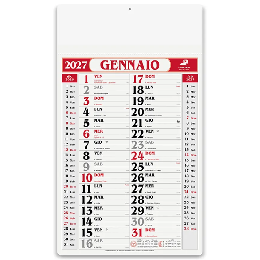 Calendari Olandesi personalizzati - cod. PA520
