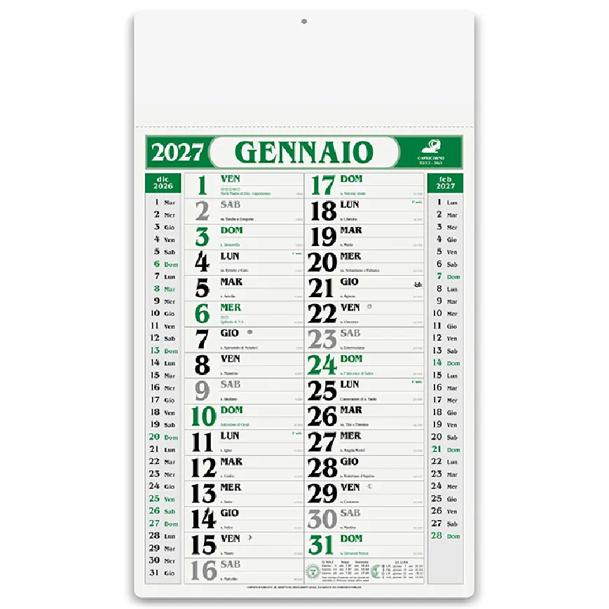 Calendari Olandesi personalizzati - cod. PA520