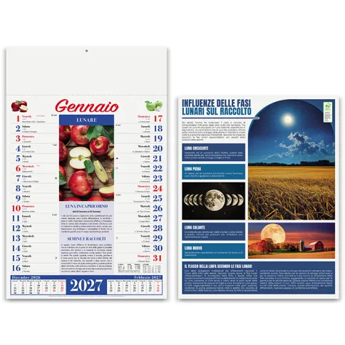 Calendari illustrati personalizzati