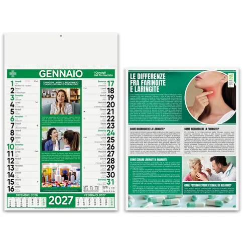 Calendari illustrati personalizzati