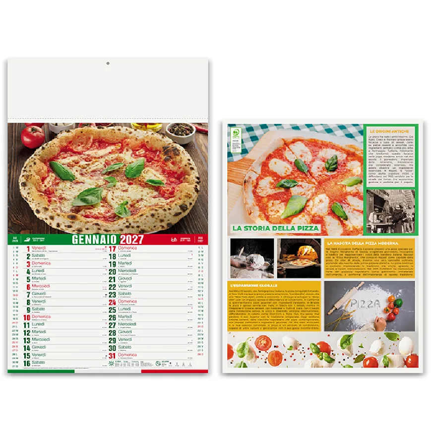 Calendario pubblicitario Pizza 2027 - PA136