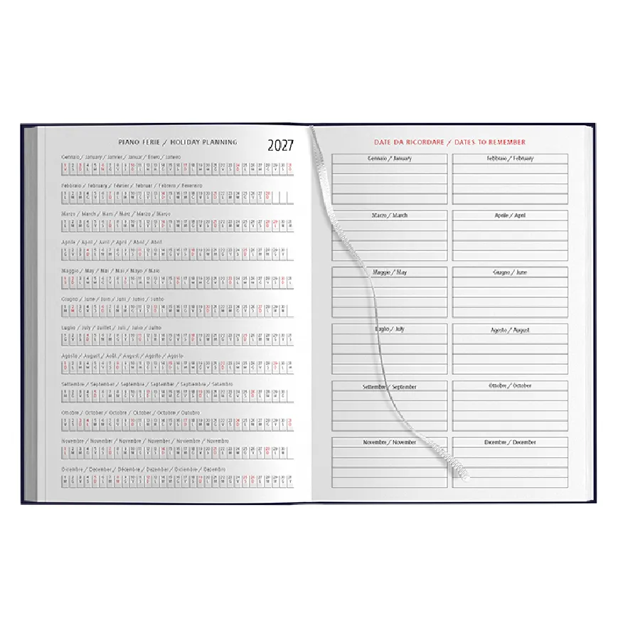 Agenda giornaliera personalizzabile con logo - cod. PB530