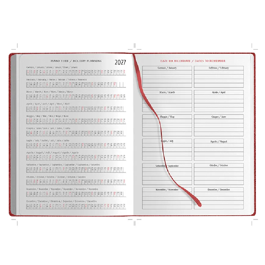 Agenda giornaliera da serigrafare - cod. PB265