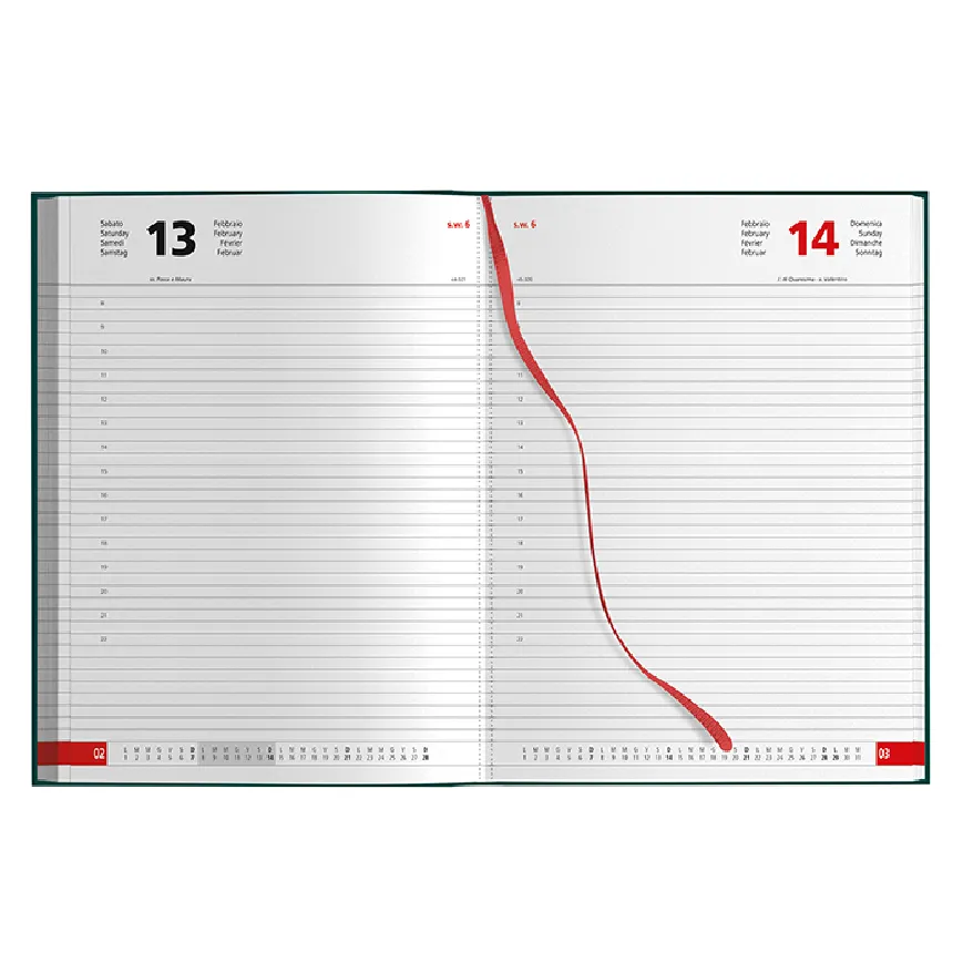 Agenda maxi giornaliera con logo - cod. PB505