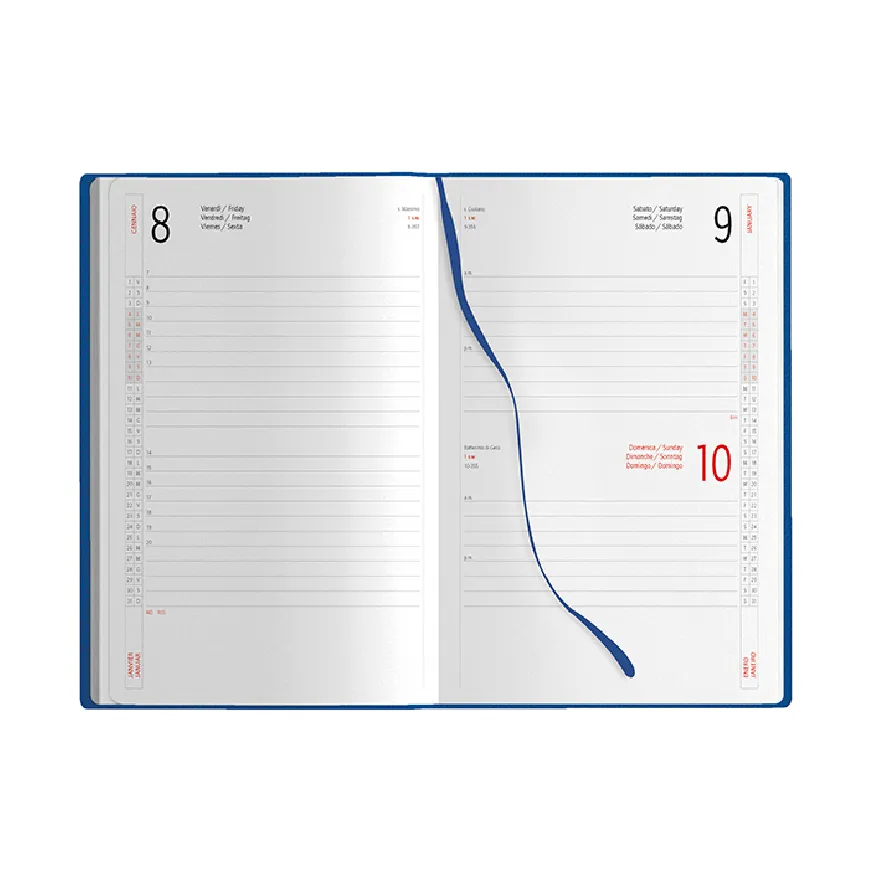 Agenda giornaliera sab. e dom. abbinati - cod. PB285