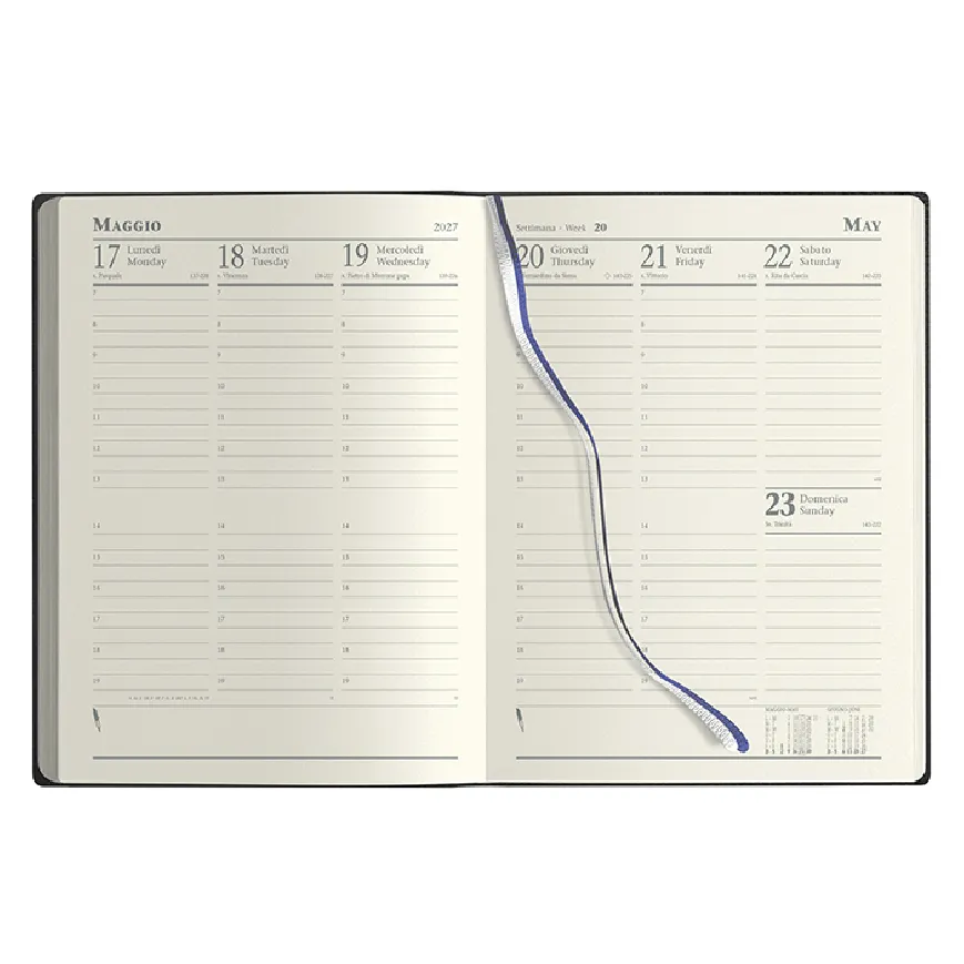 Agenda settimanale con stampa - cod. PB256