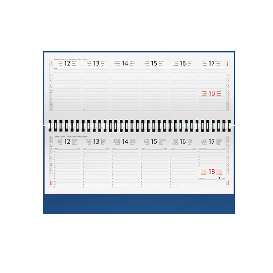 Planning da 128 pagine con stampa logo - cod. PB489