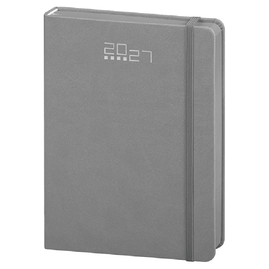 Agenda giornaliera in PU con elastico - 336 pag - Cod. PB527
