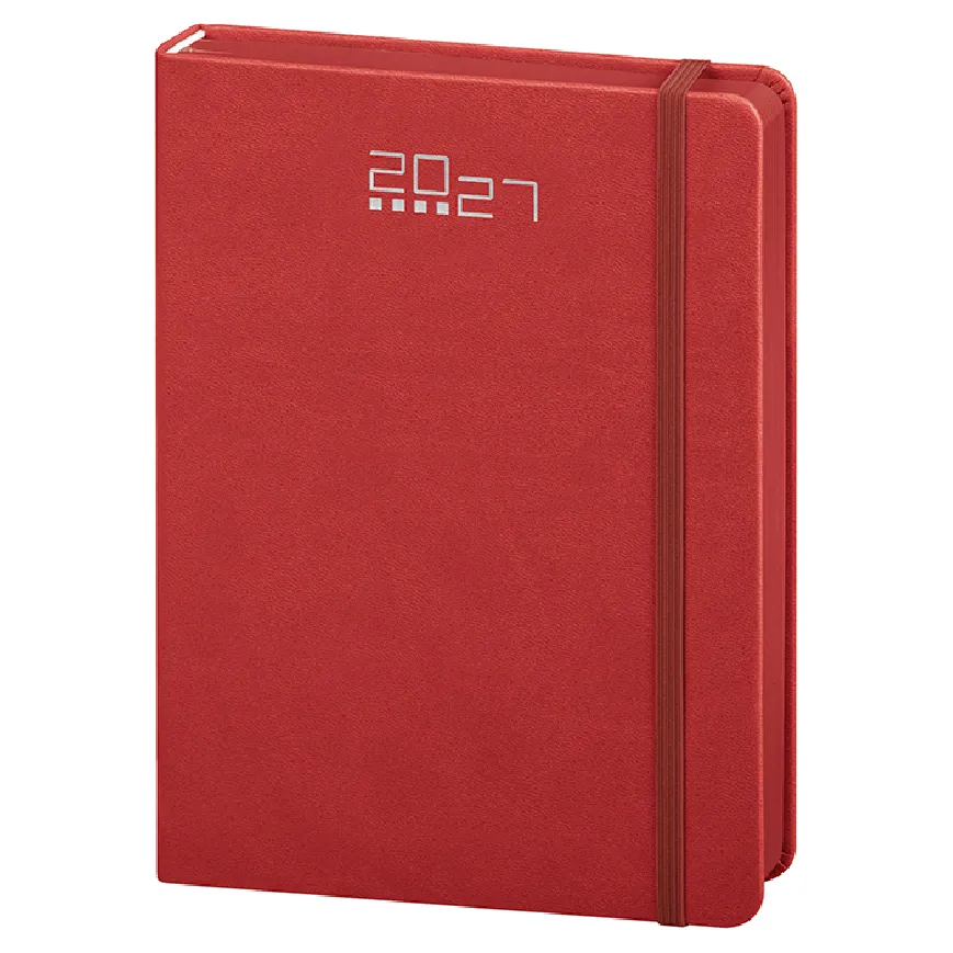 Agenda giornaliera in PU con elastico - 336 pag - Cod. PB527