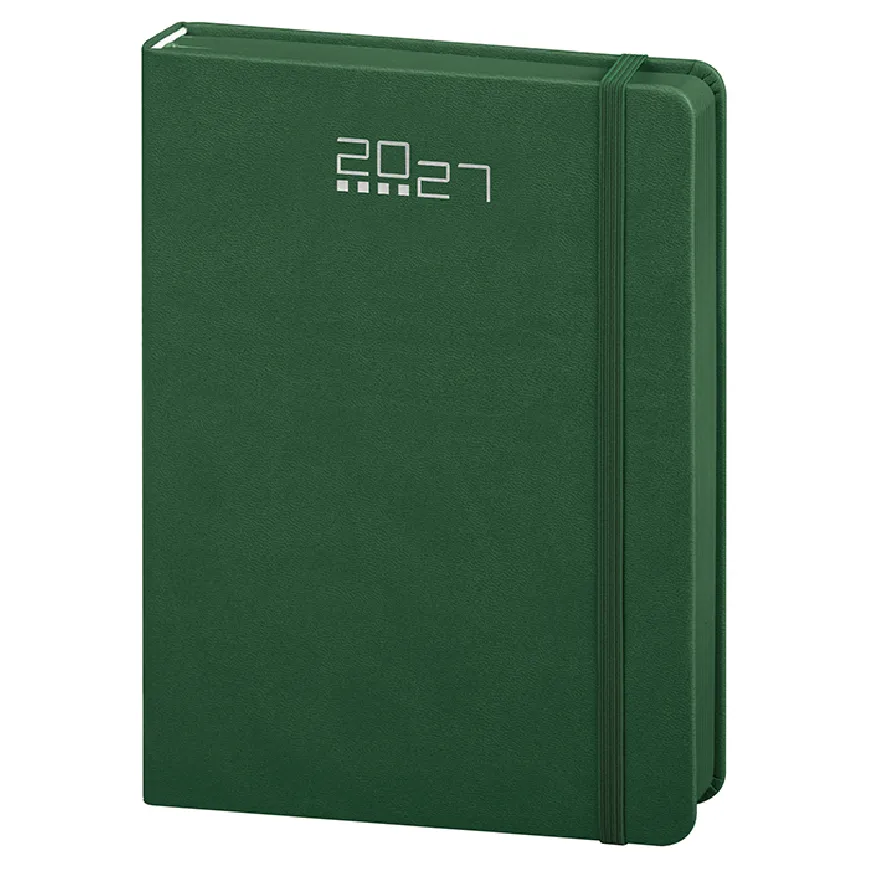 Agenda giornaliera in PU con elastico - 336 pag - Cod. PB527