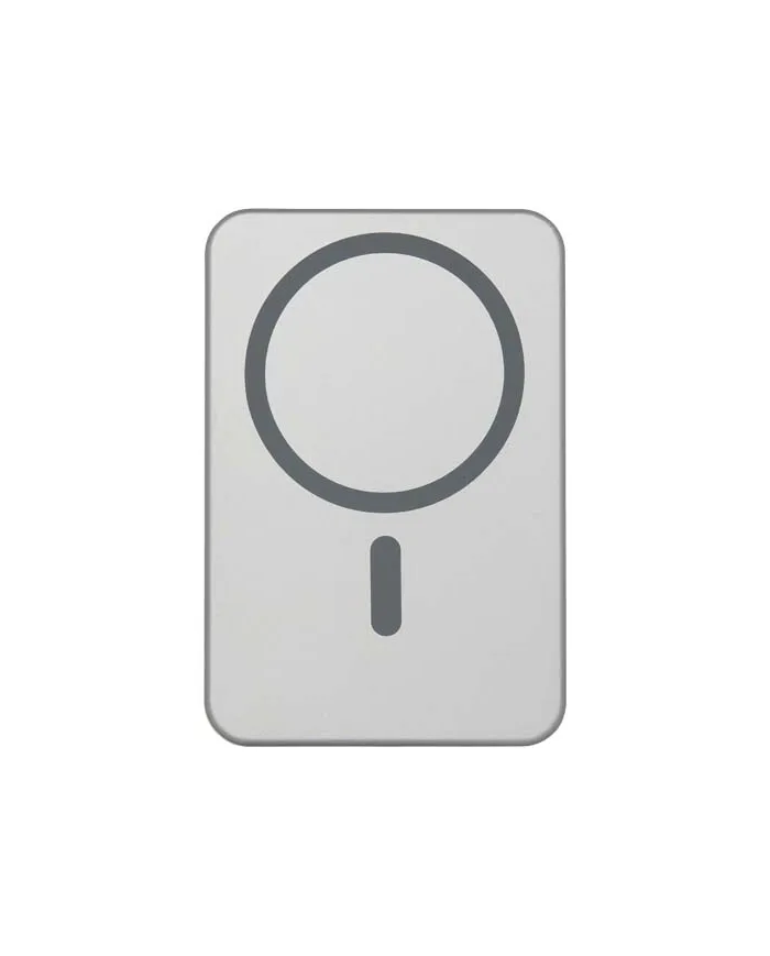 Power bank magnetico da 10.000 mAh in alluminio riciclato RCS Avis - cod. P124445