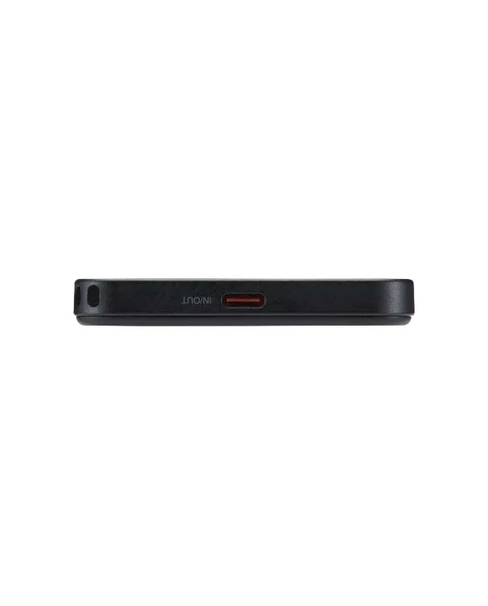 Power bank magnetico da 5000 mAh in plastica riciclata con lanyard SMART - cod. P124529