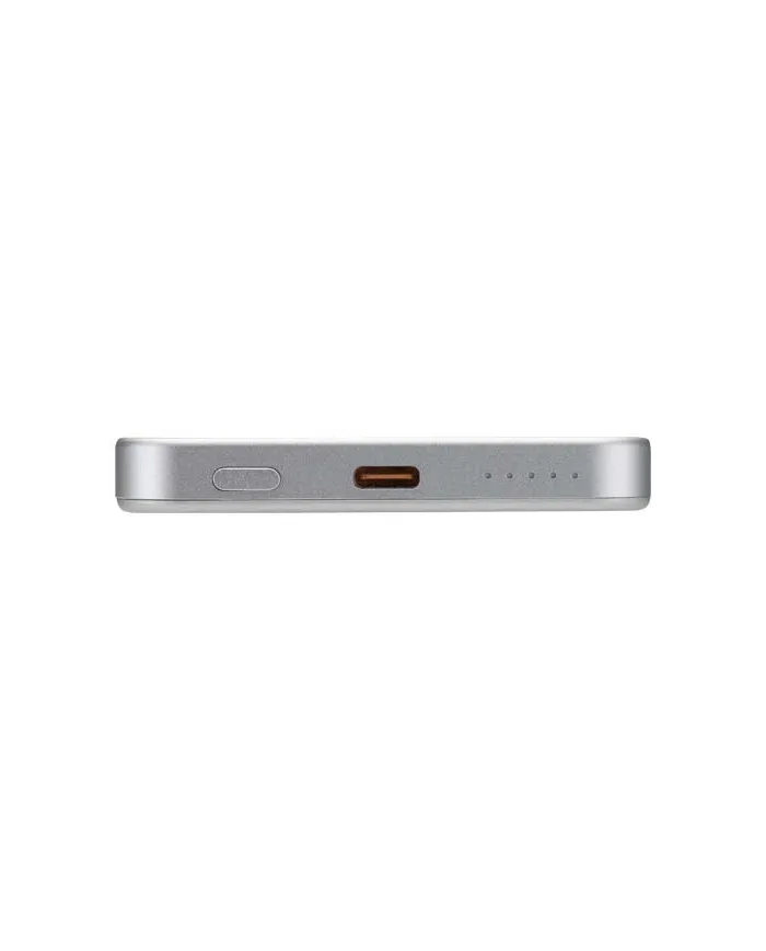 Power bank magnetico da 5000 mAh in alluminio riciclato RCS Avis - cod. P124443