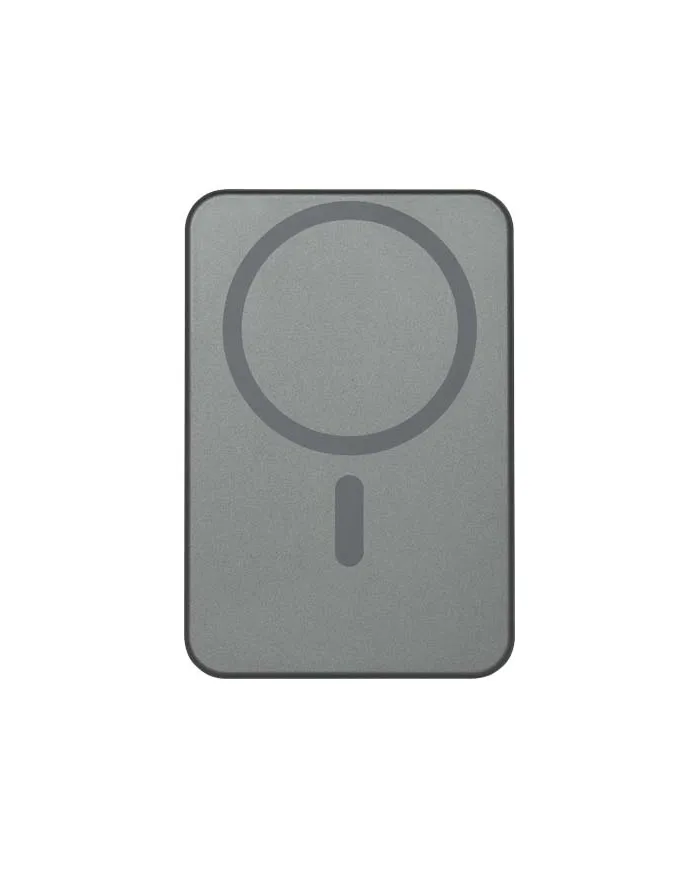 Power bank magnetico da 5000 mAh in alluminio riciclato RCS Avis - cod. P124443