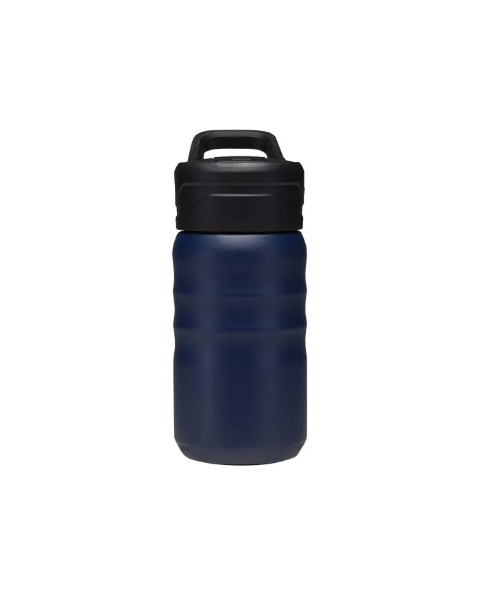 Borraccia sportiva in acciaio a doppia parete con cannuccia ribaltabile da 350 ml - cod. P100952