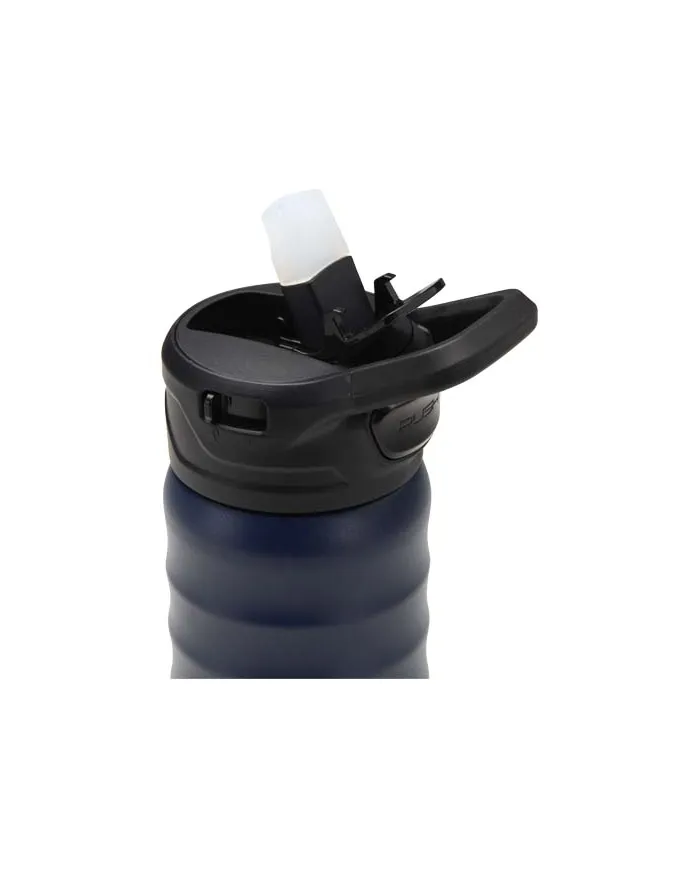 Borraccia sportiva in acciaio a doppia parete con cannuccia ribaltabile da 350 ml - cod. P100952