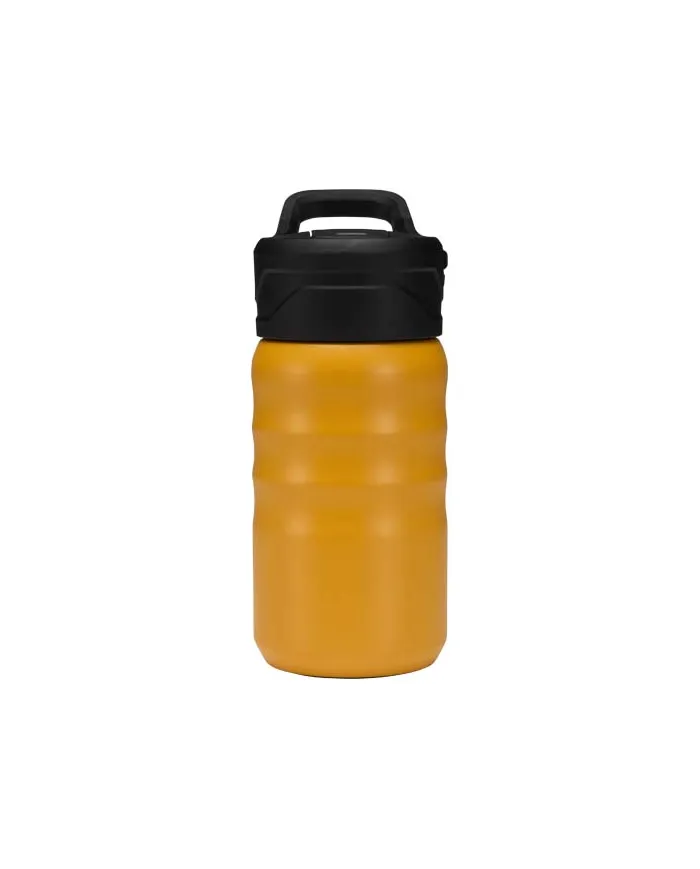 Borraccia sportiva in acciaio a doppia parete con cannuccia ribaltabile da 350 ml - cod. P100952